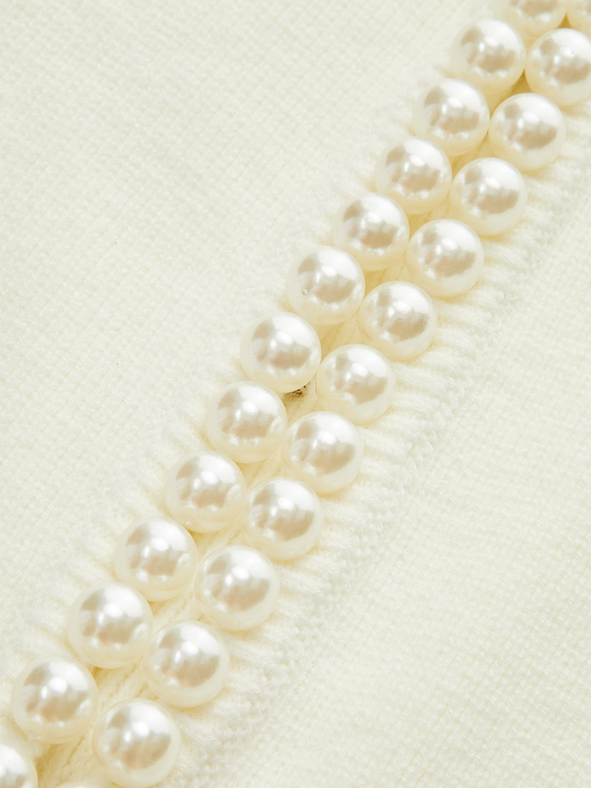 Pearl Decor Cap Sleeve Cardigan-Massicos