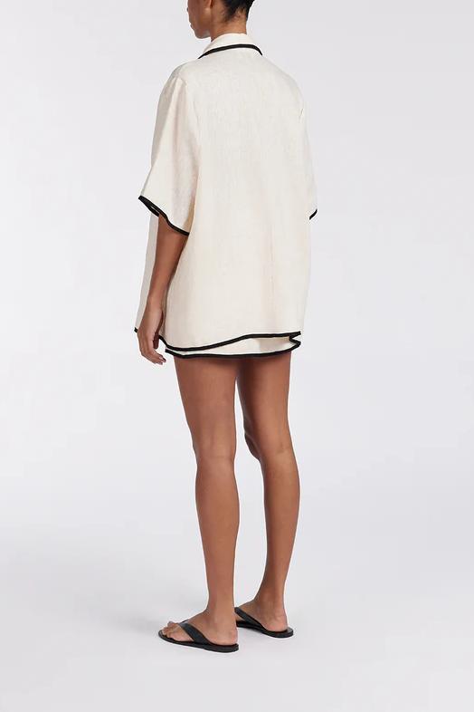 NOIR CREAM Skirt Set-ROVOLE