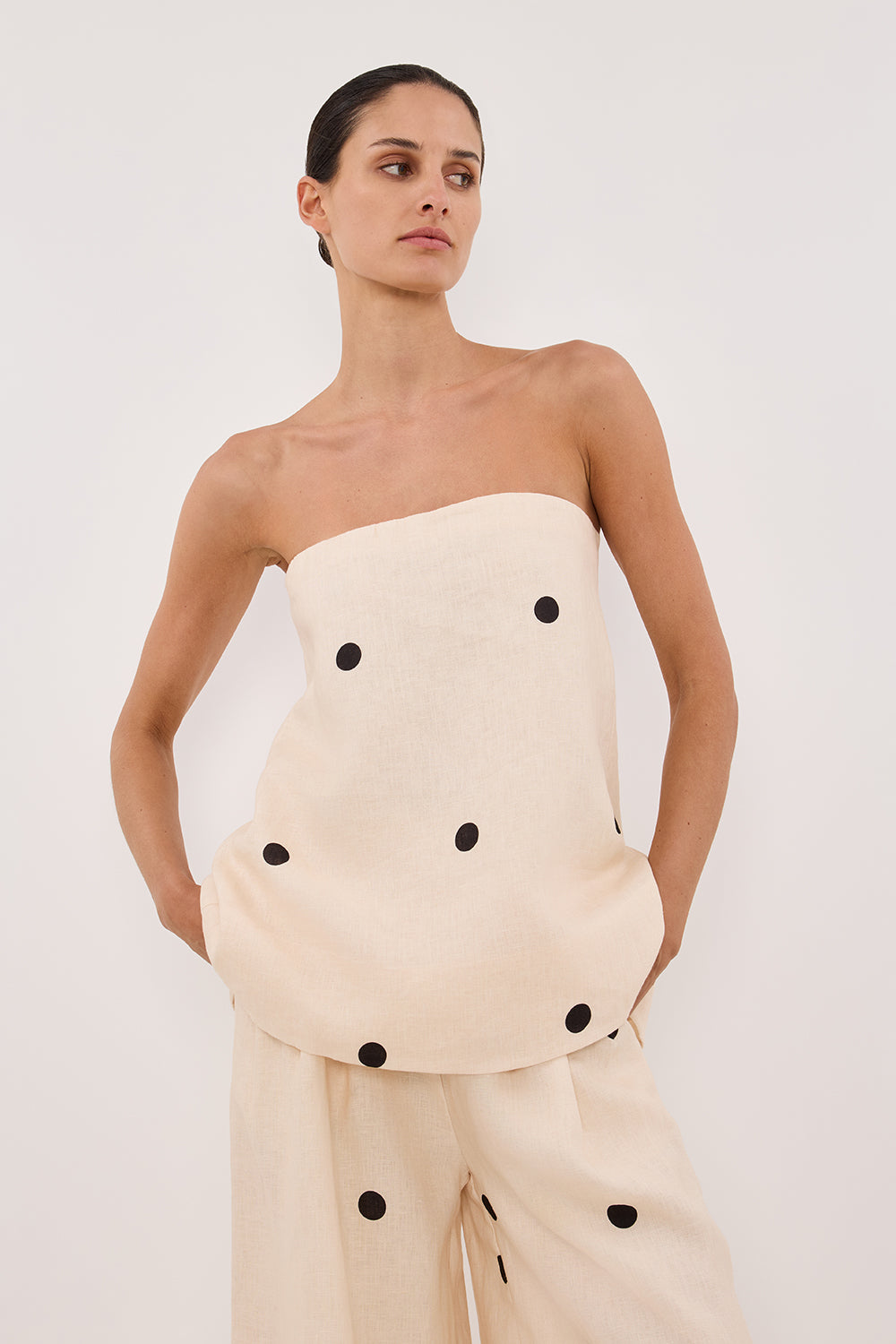 Polkadot Pants Set-ROVOLE