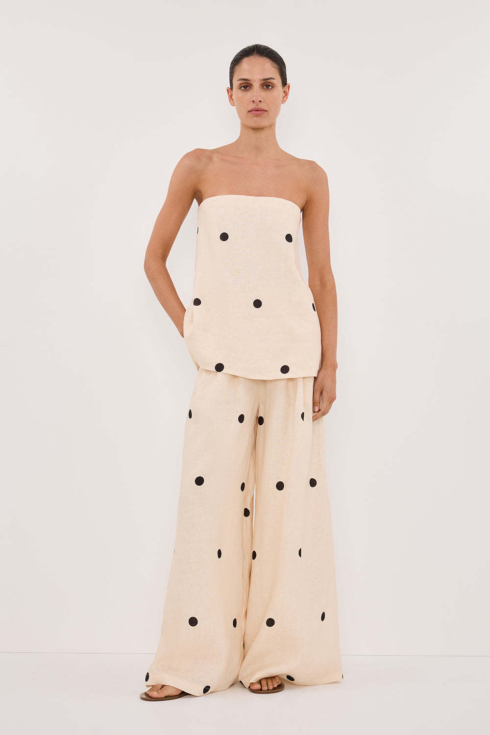 Polkadot Pants Set-ROVOLE