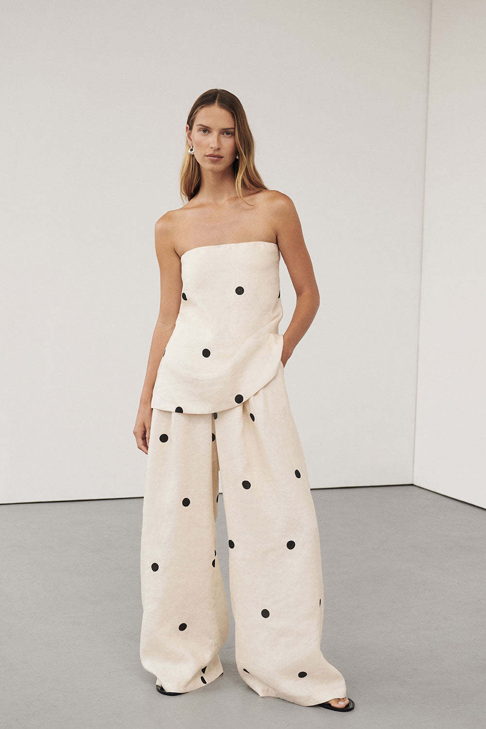 Polkadot Pants Set-ROVOLE