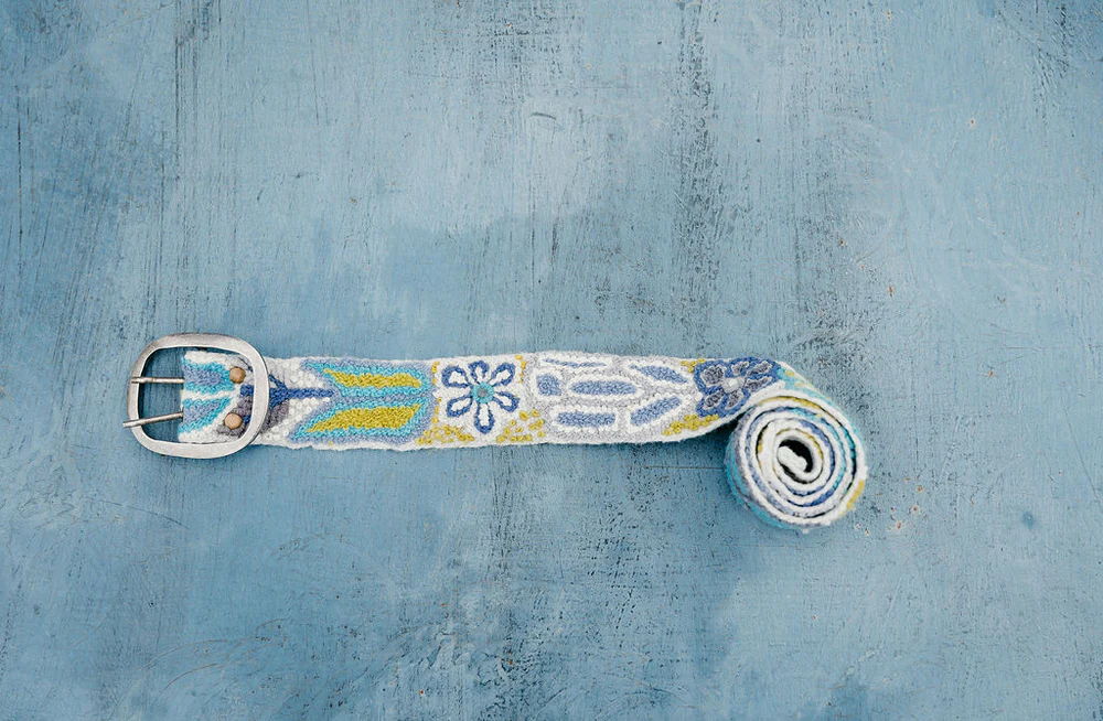 Hippie Graffiti Floral Belt