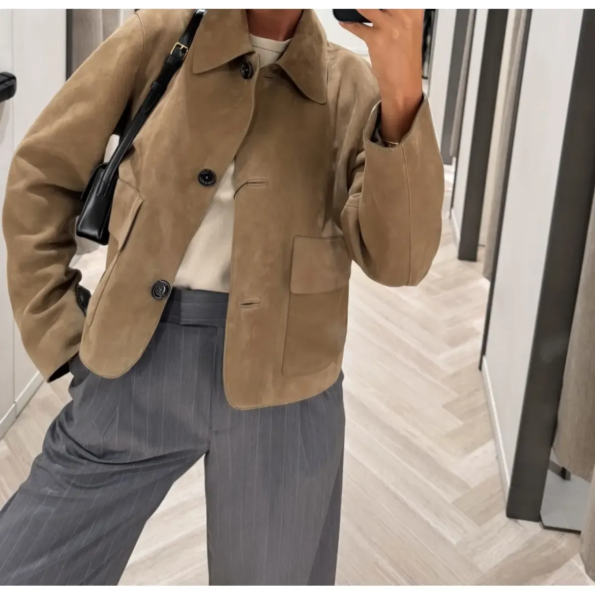 Fashion Suede Blouson-ROVOLE