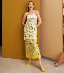 Fashion Handmade layered mirrored dress-ROVOLE