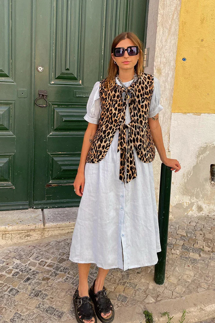 Leopard Waistcoat-ROVOLE