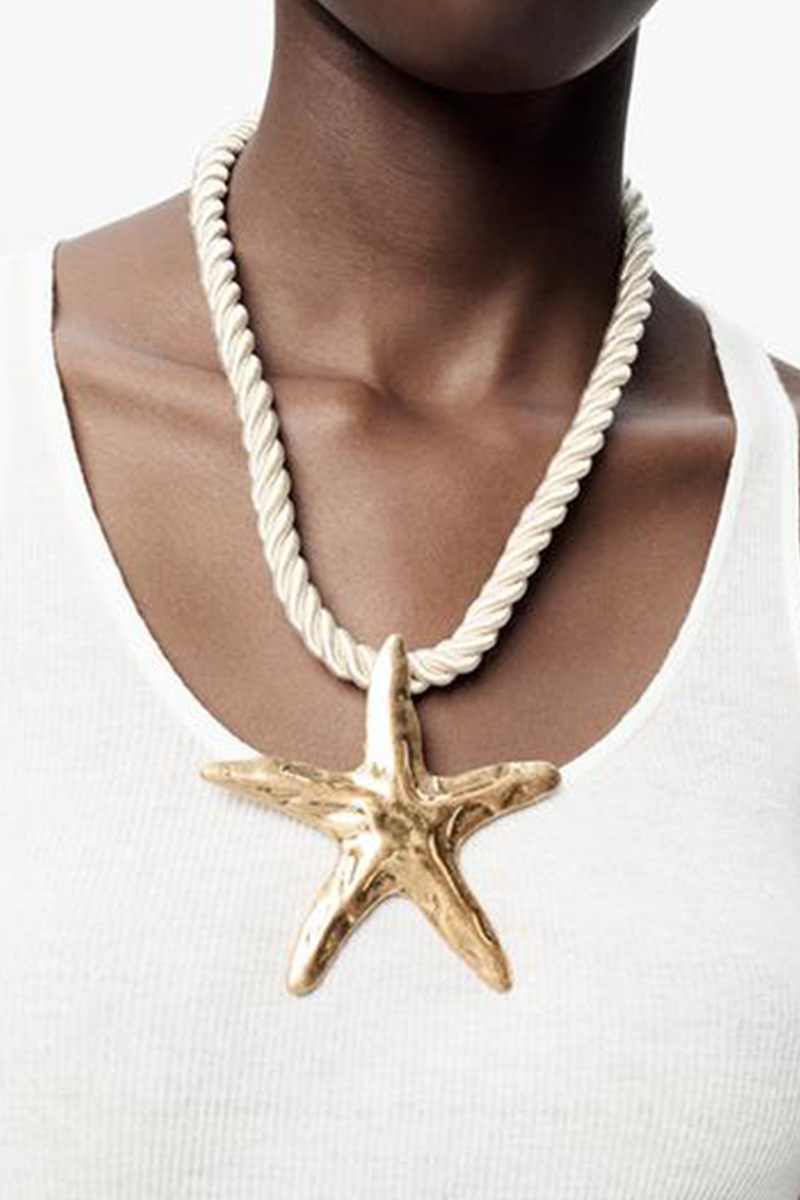 Eponine Starfish Necklace-ROVOLE