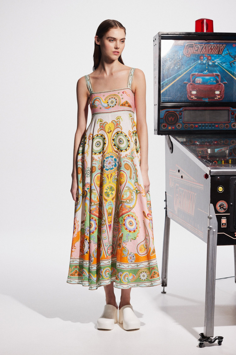 Estelle Spaghetti Paisley Maxi Dress-ROVOLE