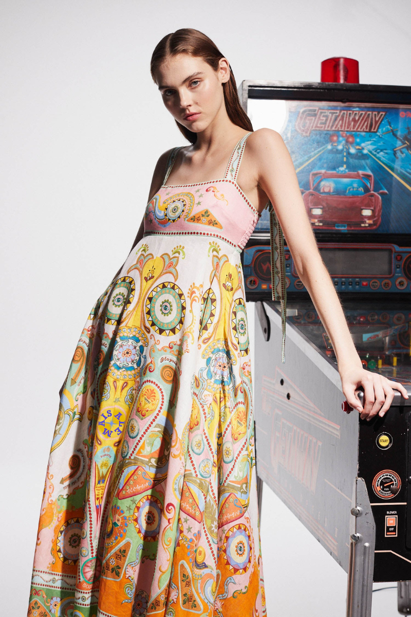 Estelle Spaghetti Paisley Maxi Dress-ROVOLE