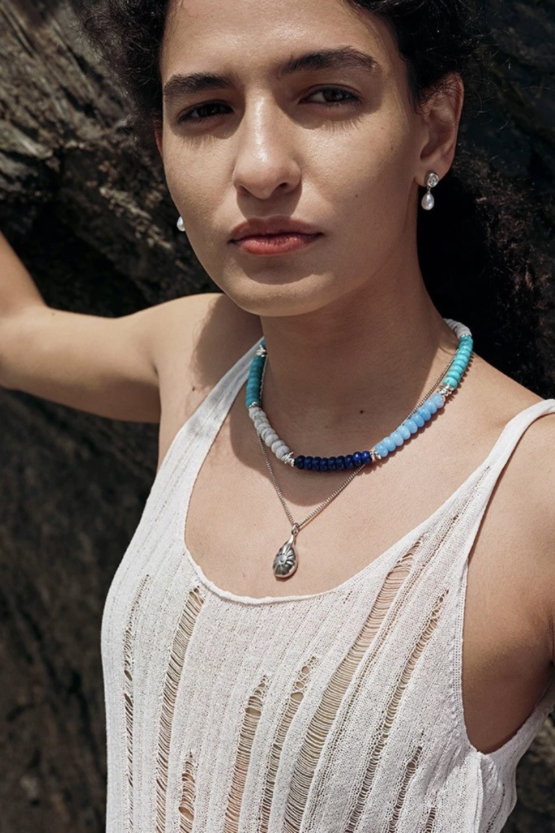 Eurydice Patchwork Necklace-ROVOLE