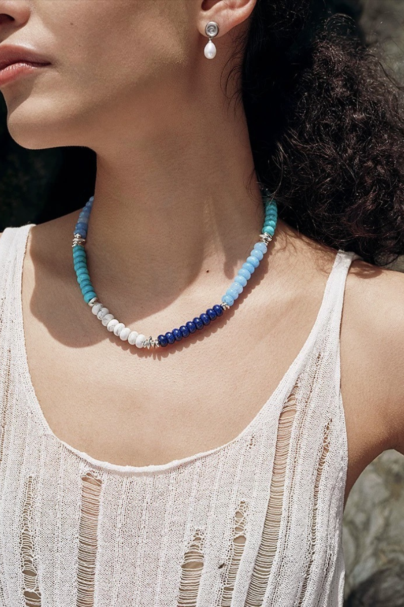 Eurydice Patchwork Necklace-ROVOLE