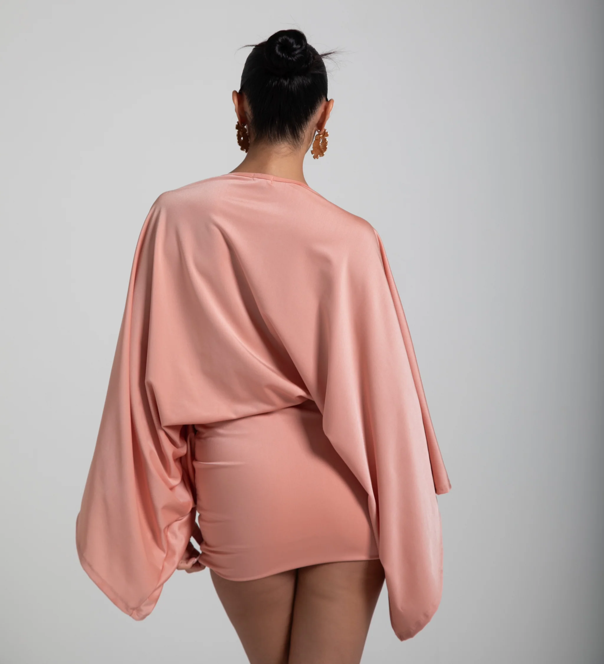 ISLA MINI DRESS - DUSTY ROSE