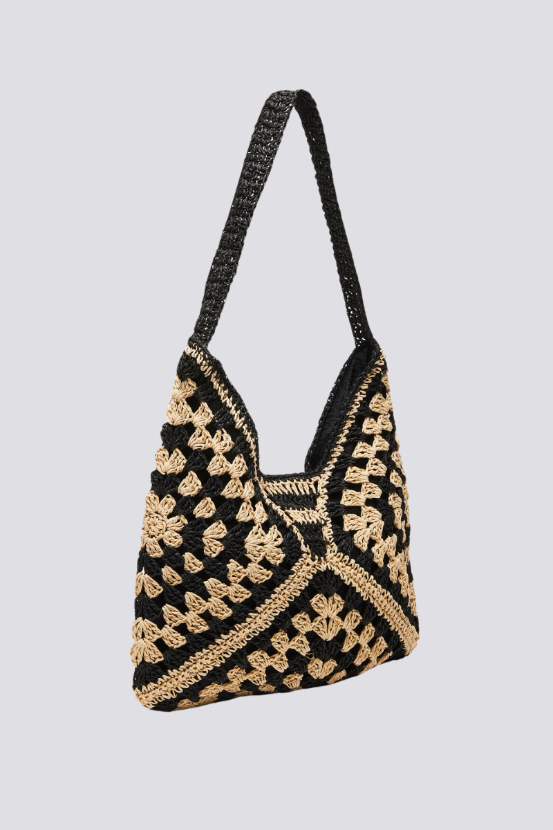 Gigi Patchwork  Woven Bag-ROVOLE