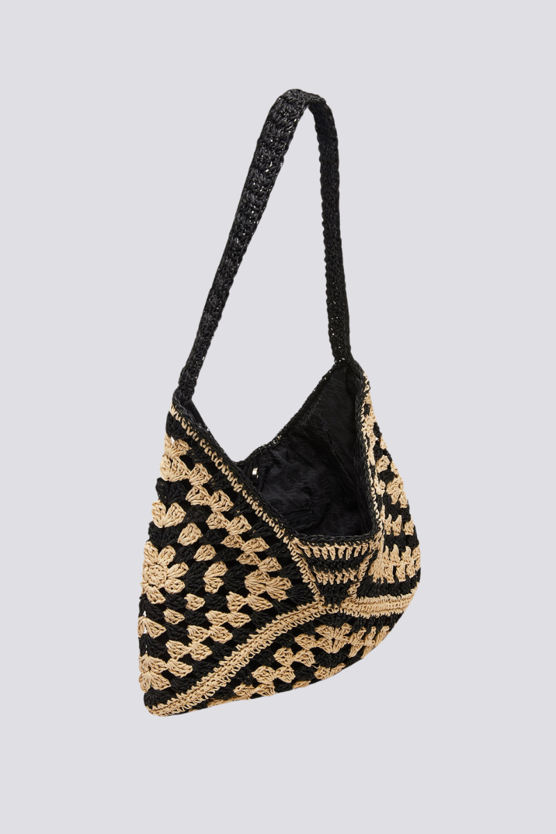 Gigi Patchwork  Woven Bag-ROVOLE