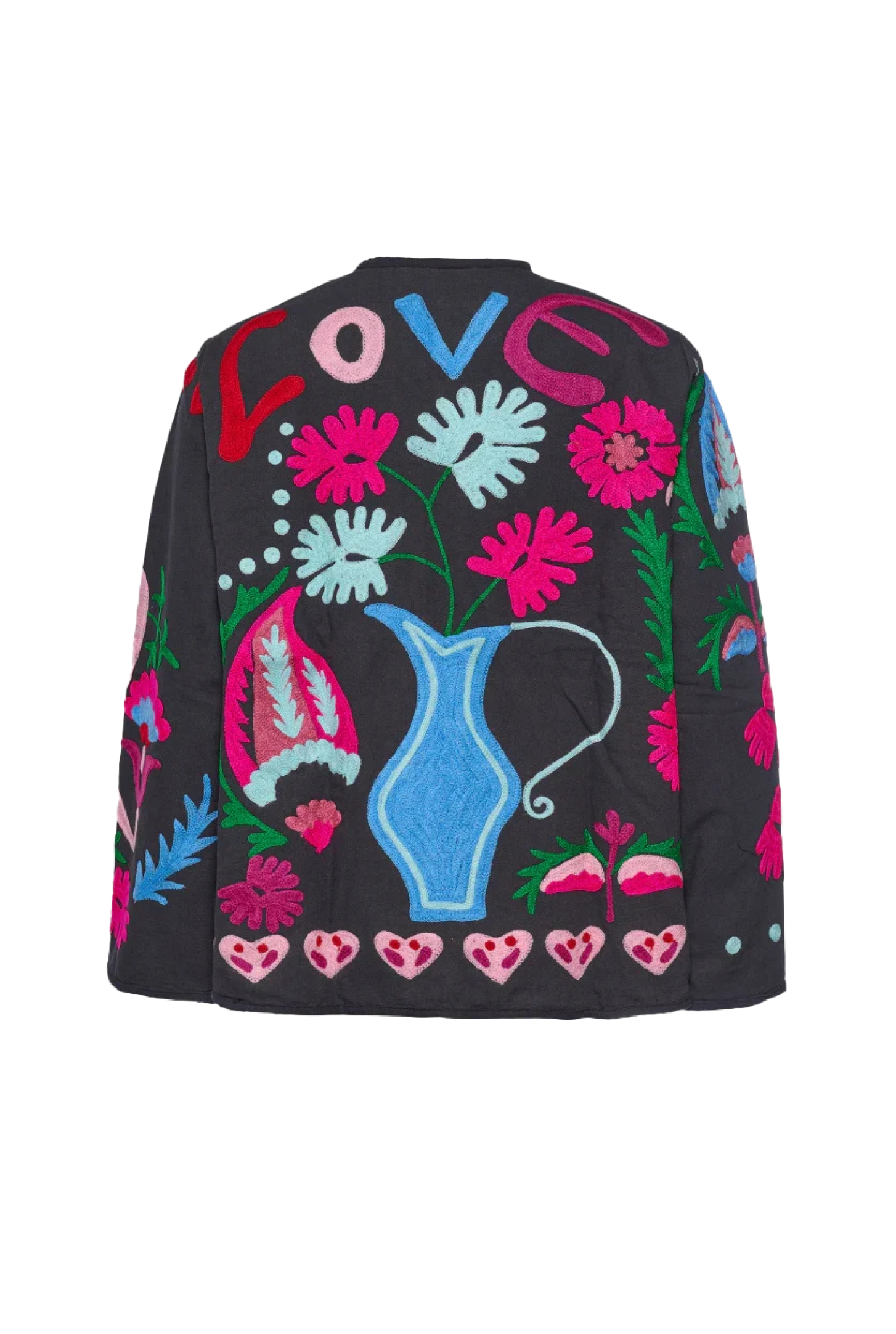 Cute Floral Print Pocket Jacket-ROVOLE