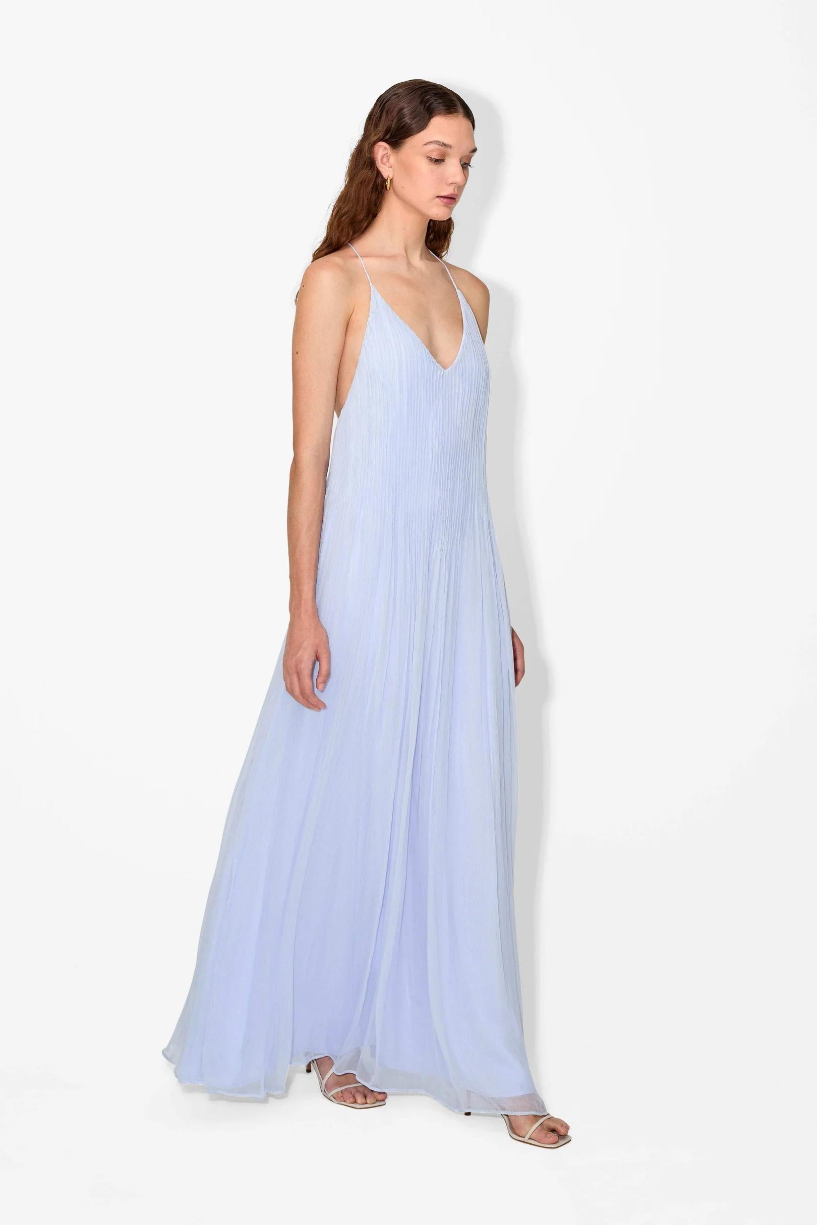 Haydin Maxi Dress - Hydrangea-ROVOLE