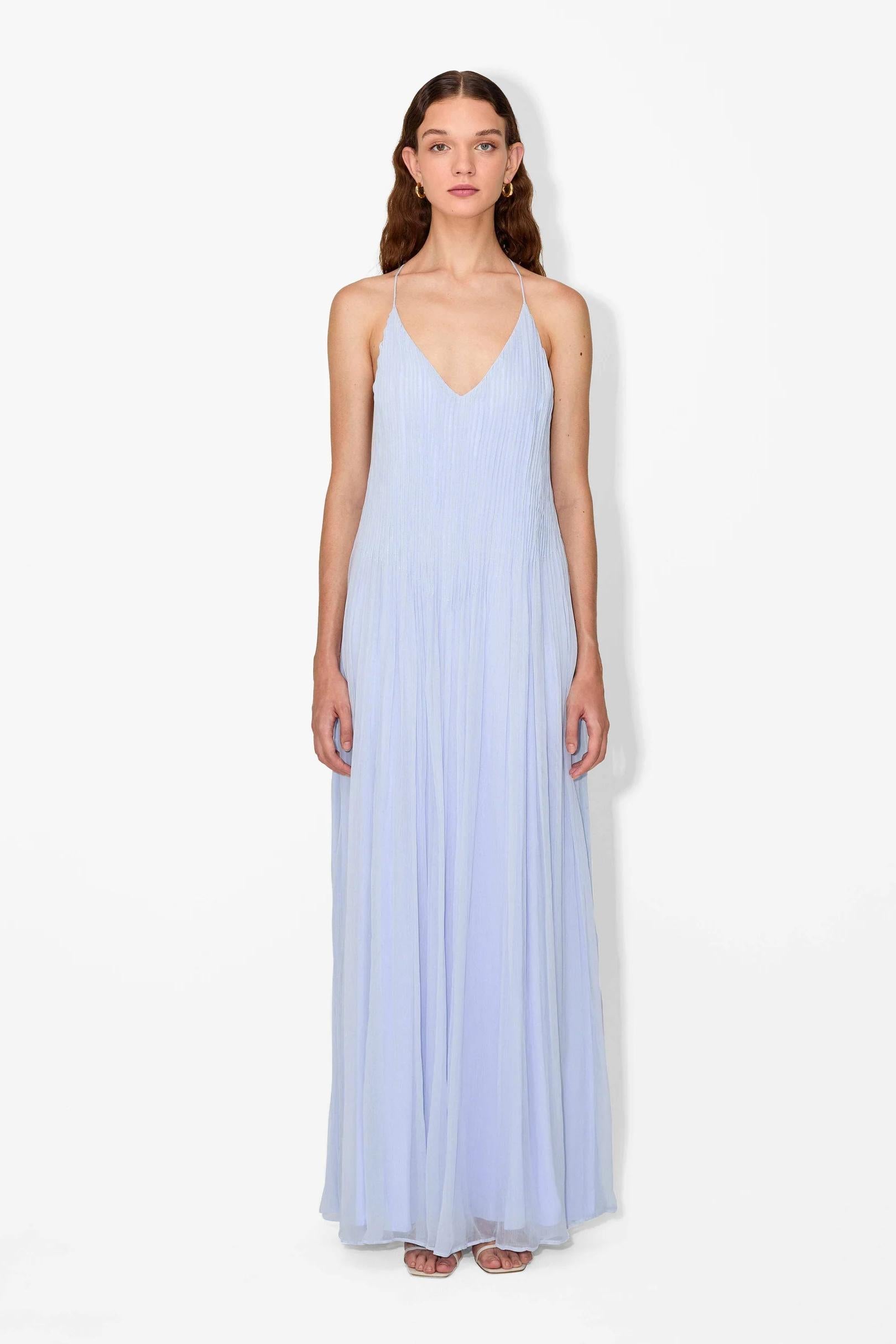 Haydin Maxi Dress - Hydrangea-ROVOLE