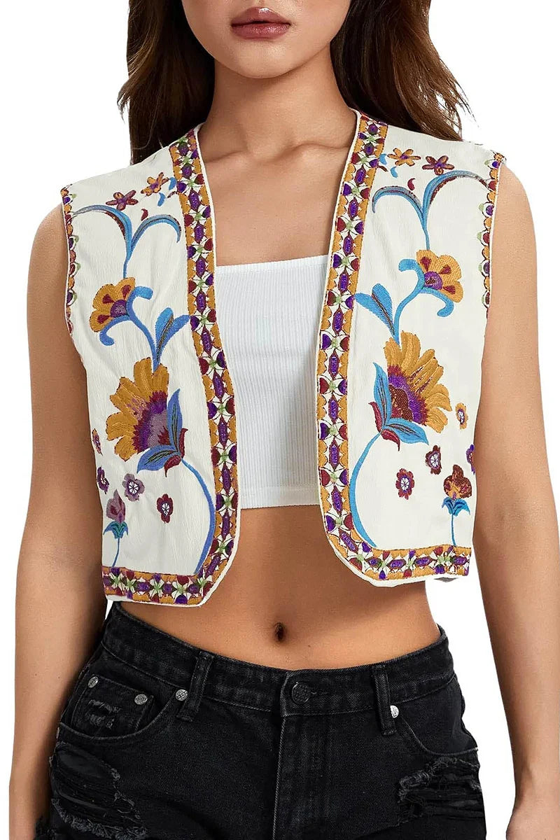 Arabinia Yellow Waistcoat-ROVOLE