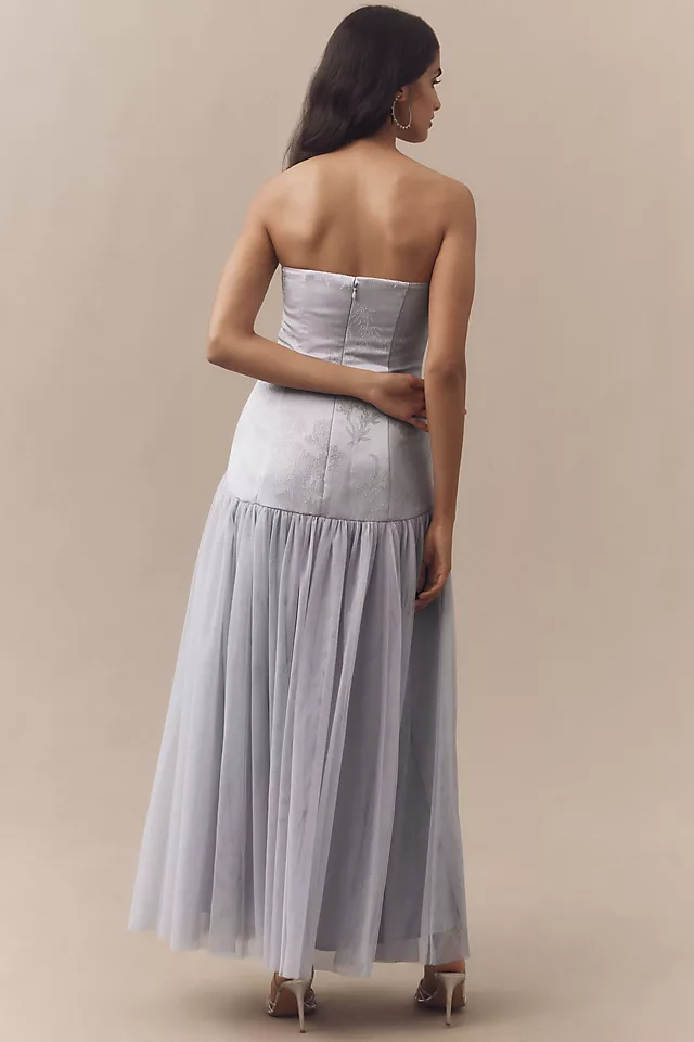 Celeste Tulle Corset Maxi Dress