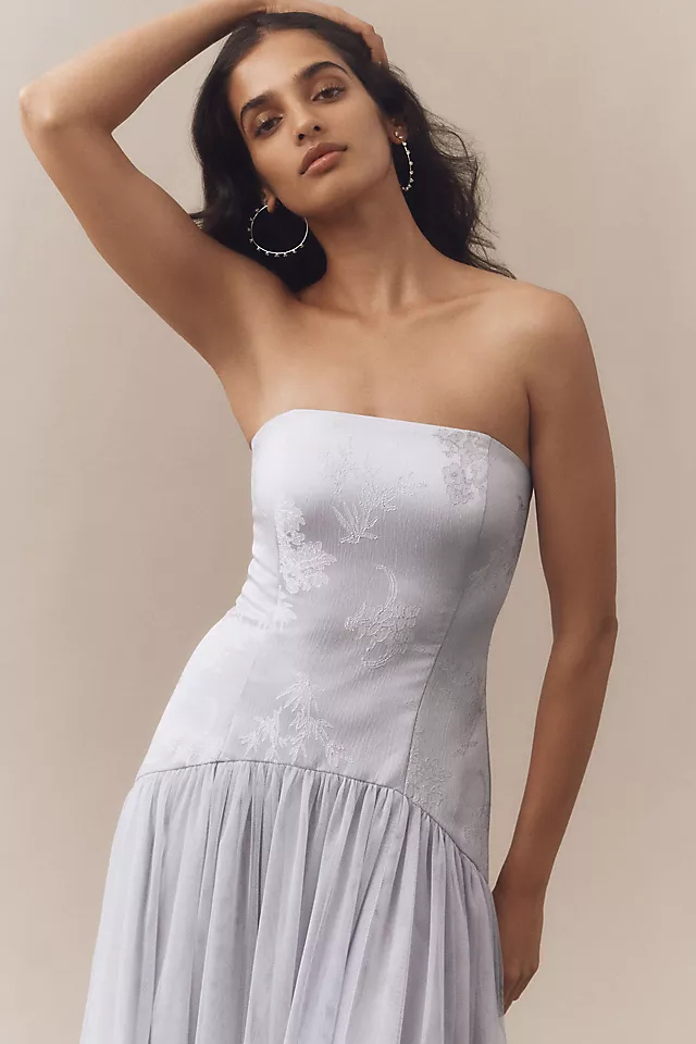 Celeste Tulle Corset Maxi Dress