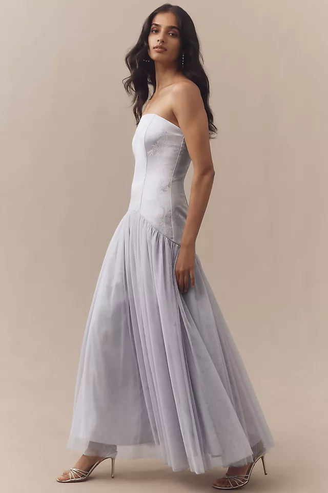 Celeste Tulle Corset Maxi Dress