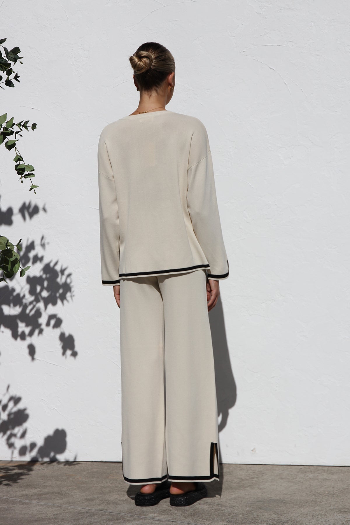 Yvonne Knit Set CREAM-ROVOLE