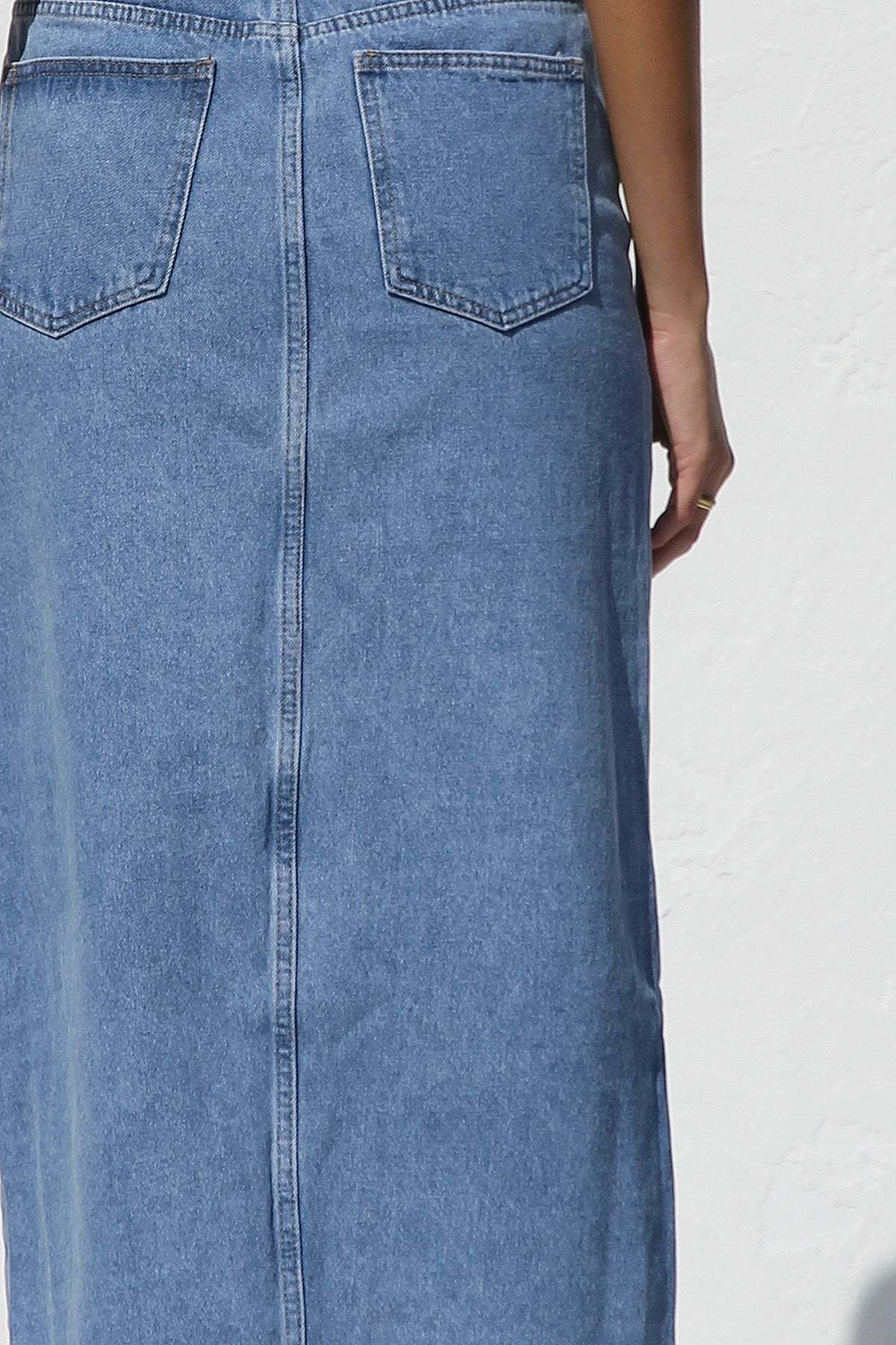 April Denim Skirt-ROVOLE