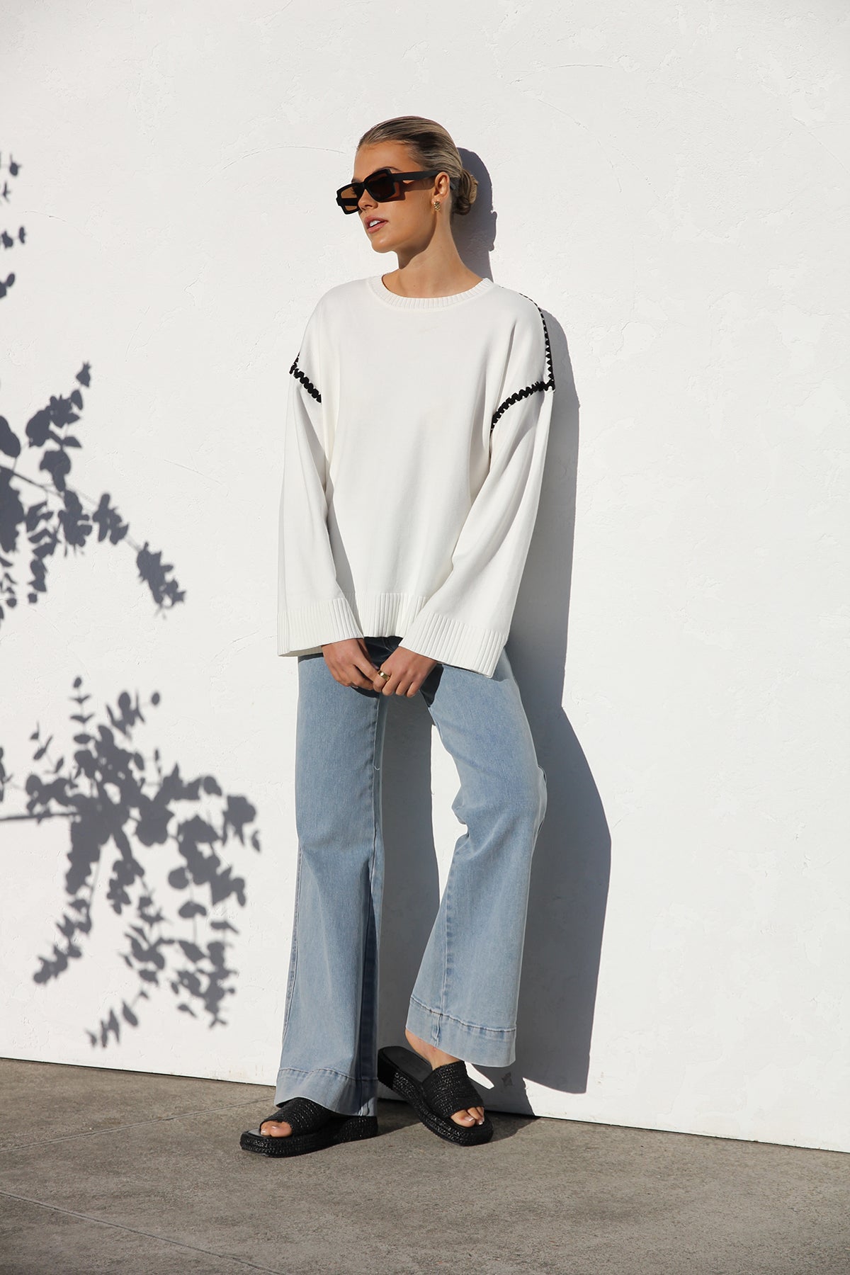 Daia Knit Sweater-ROVOLE