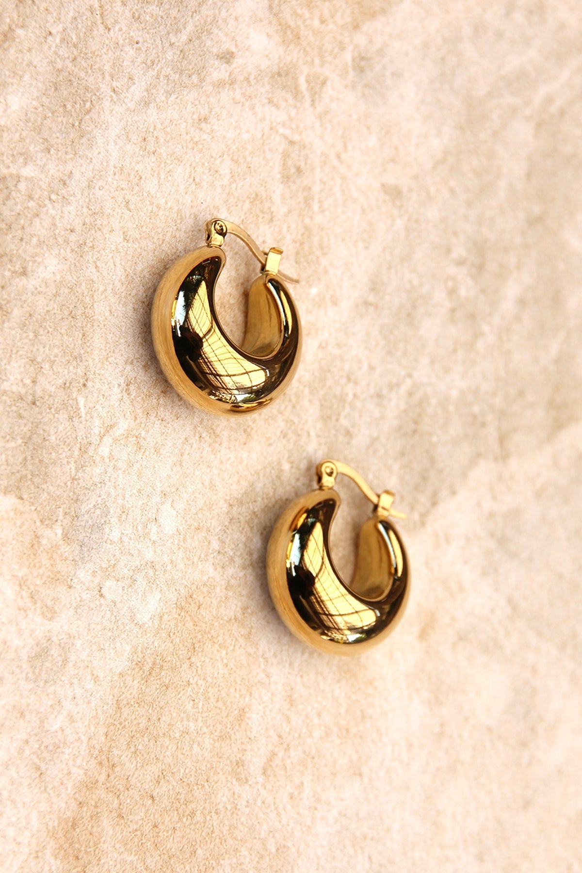 Forte Hoop Earrings-ROVOLE