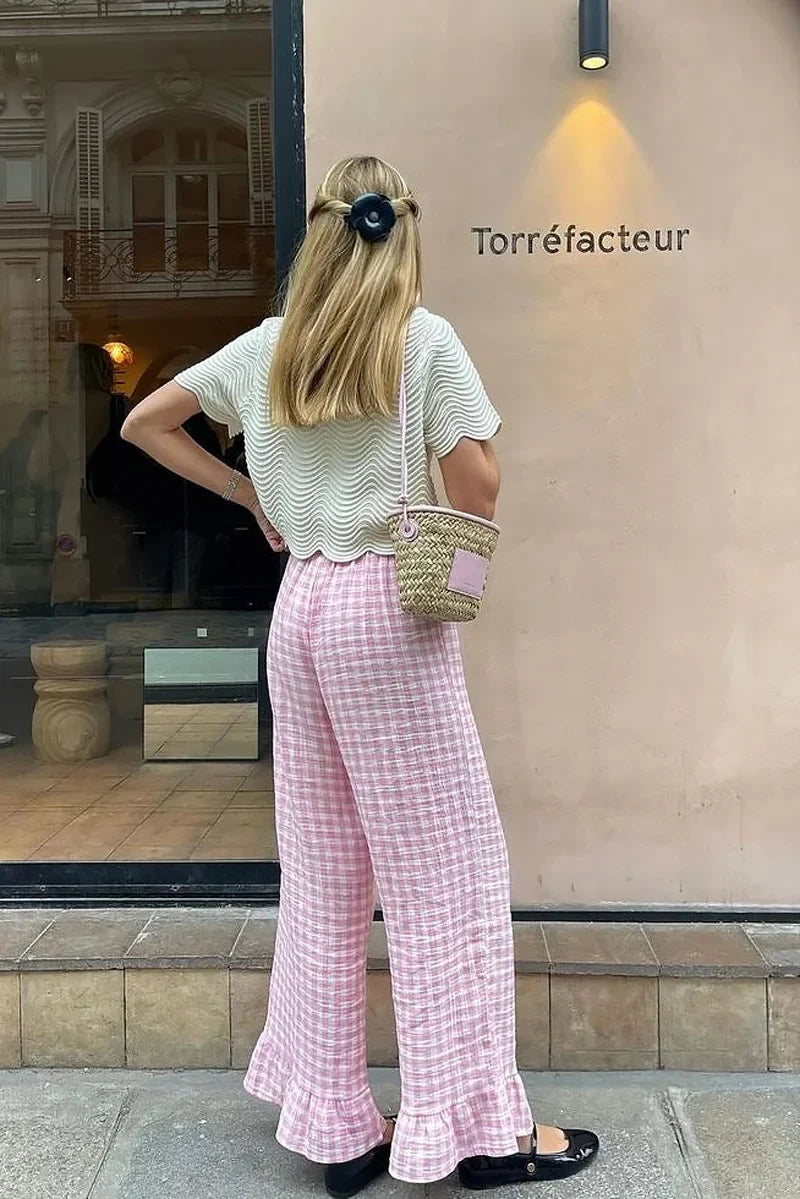 Peter Pan Collar Blouse with Ties-ROVOLE