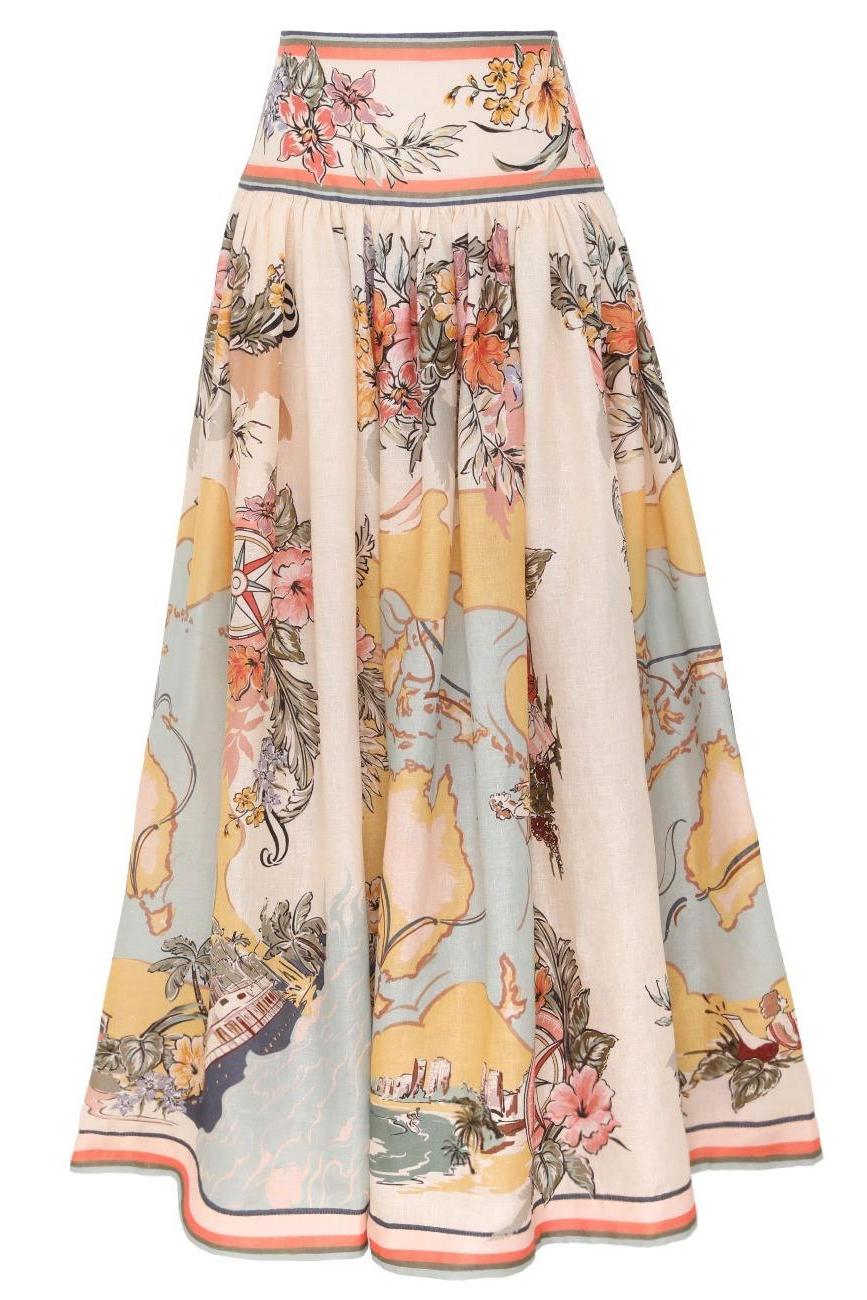 Jessica Midi Skirt-ROVOLE