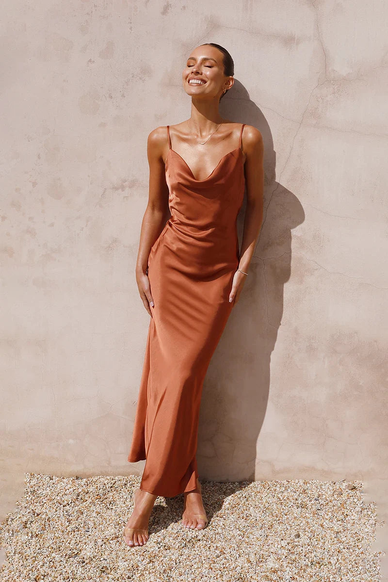 Willow Maxi Dress - Copper-ROVOLE