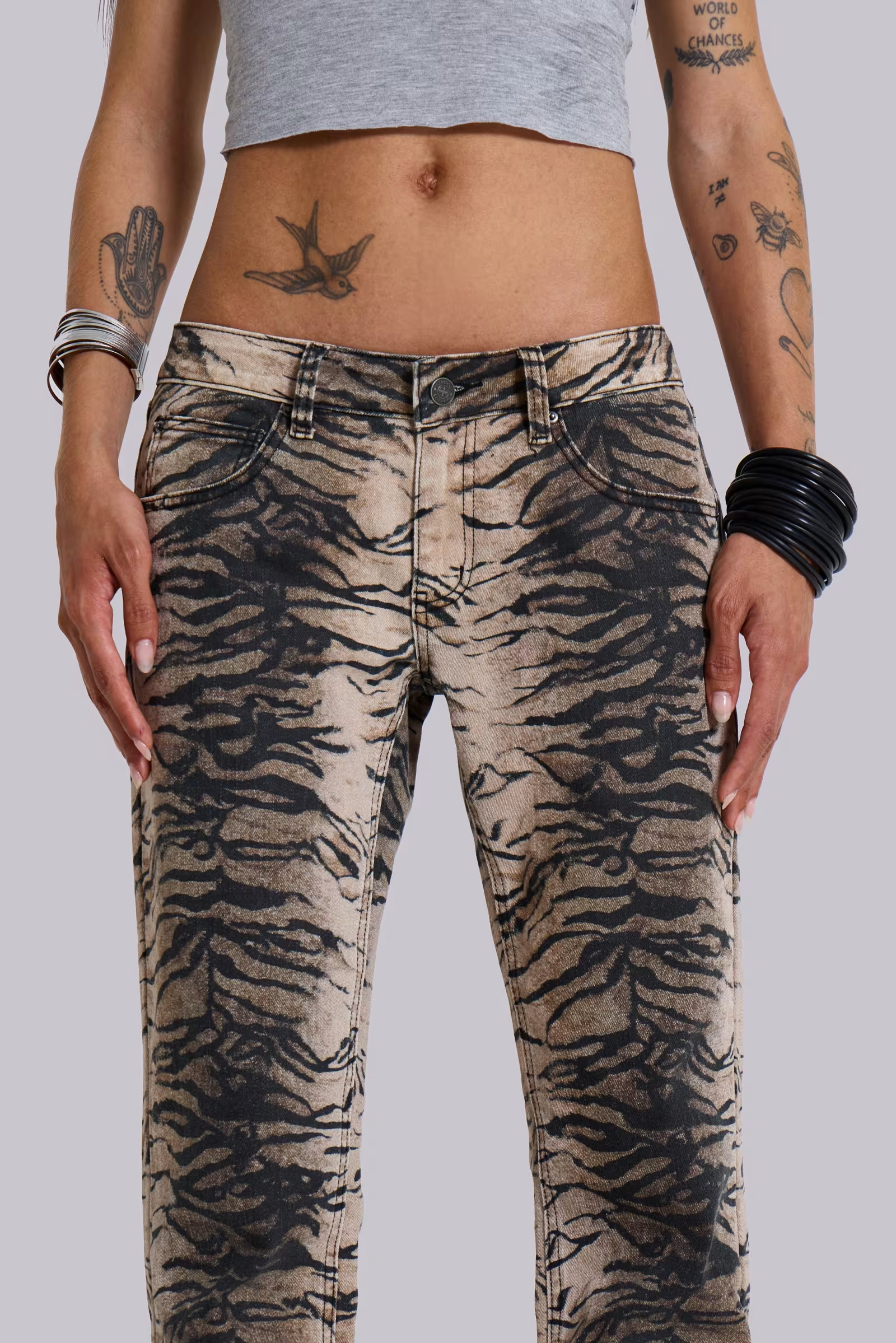 Leona Bootcut Cooper Jeans in Tiger