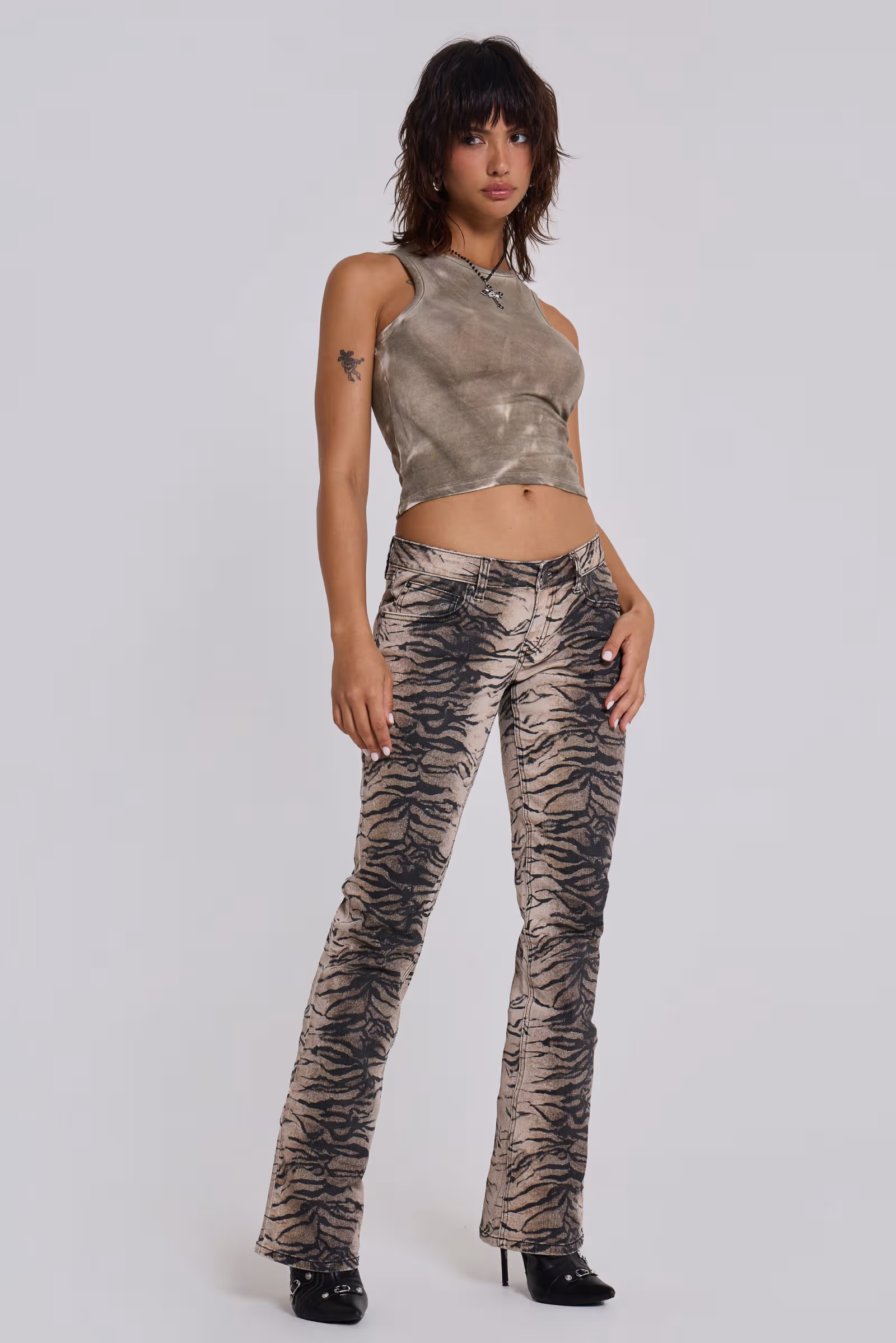Leona Bootcut Cooper Jeans in Tiger