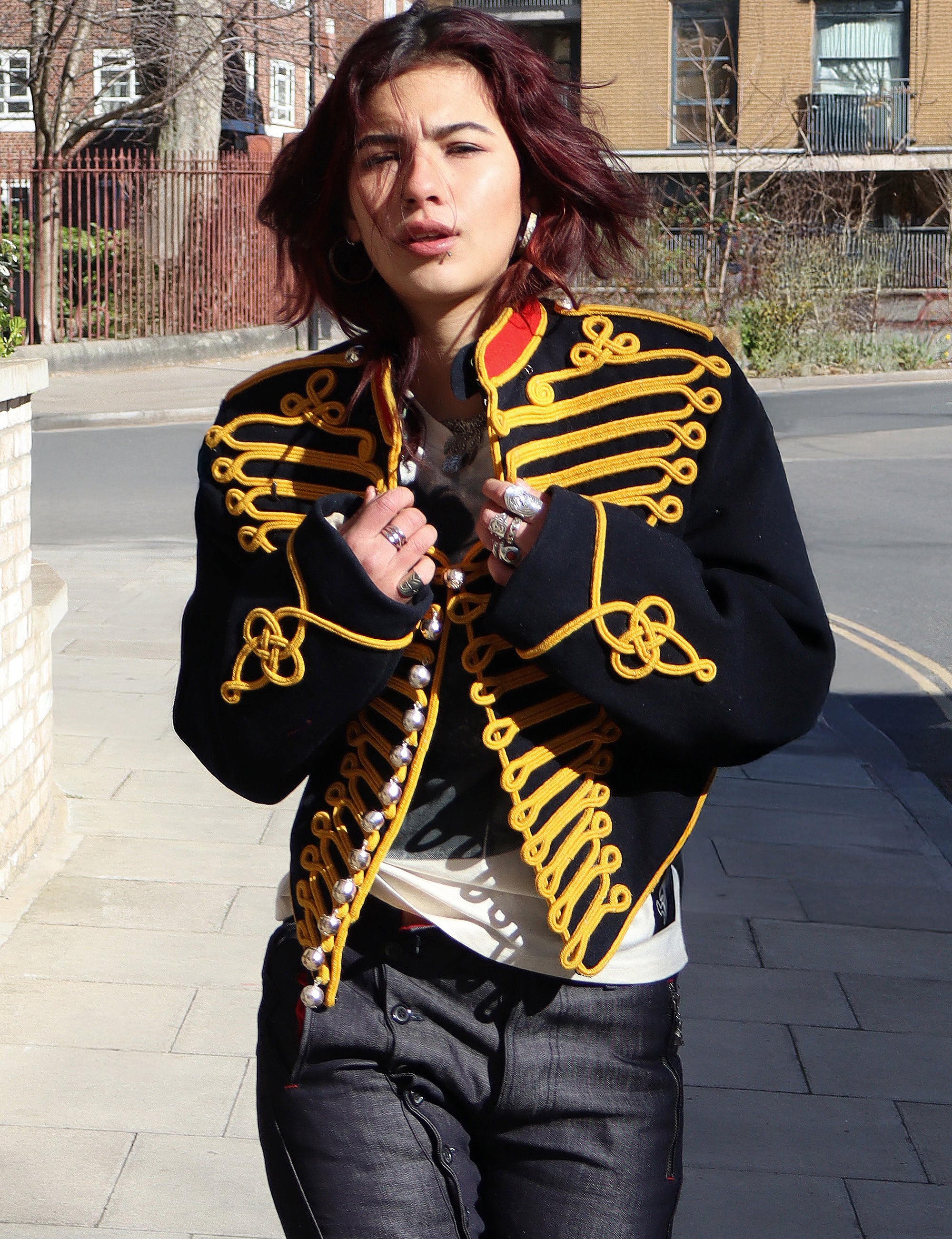Vintage Military Parade Band Jacket – Inspired by Jimi Hendrix