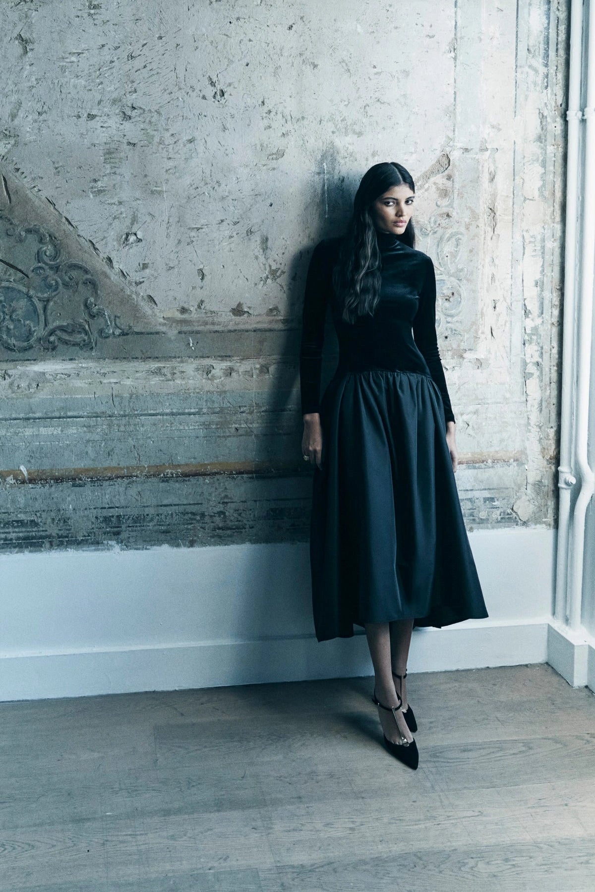 Florienne Long Sleeve Maxi Dress-ROVOLE