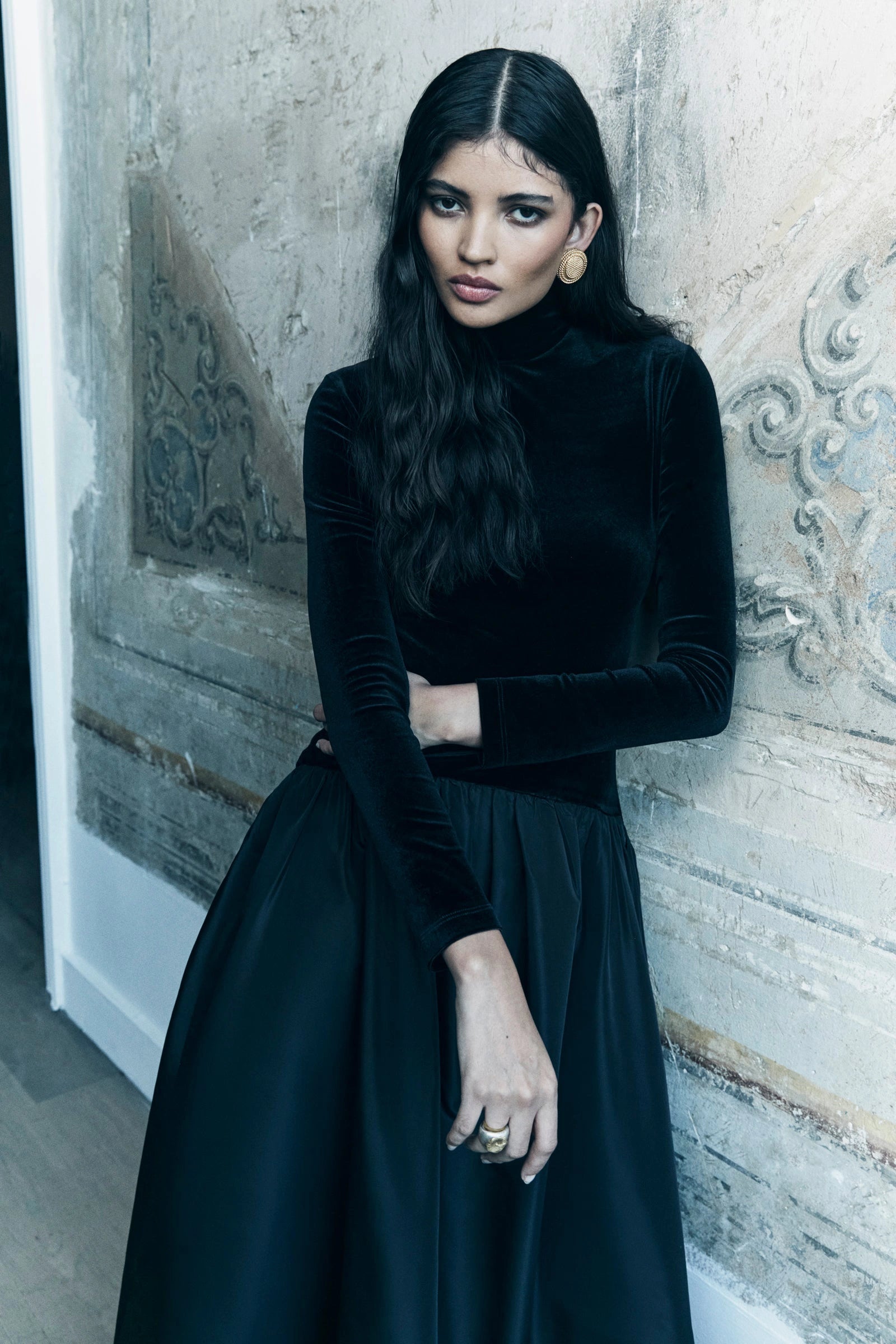 Florienne Long Sleeve Maxi Dress-ROVOLE