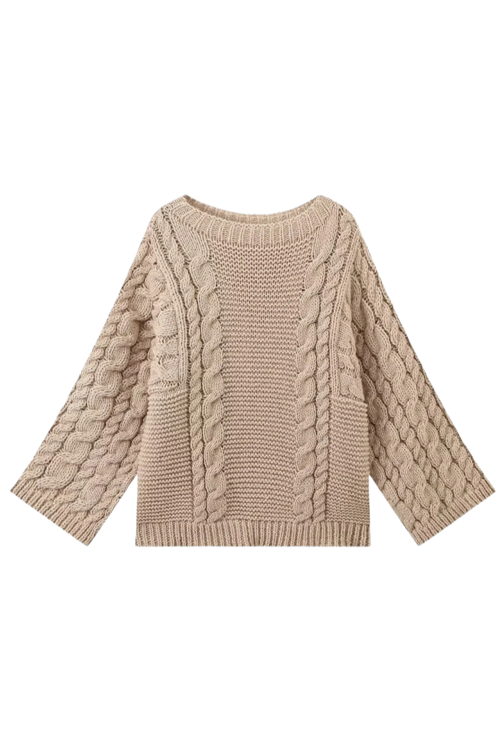 Bell Sleeve Sweater-ROVOLE
