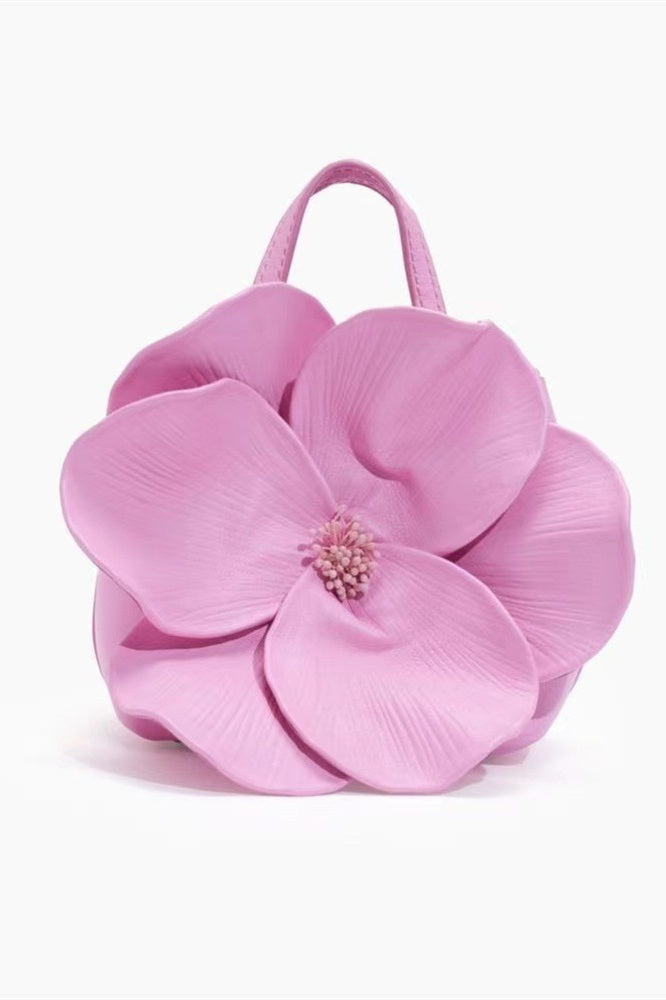 Floral PU Leather Handbag-ROVOLE