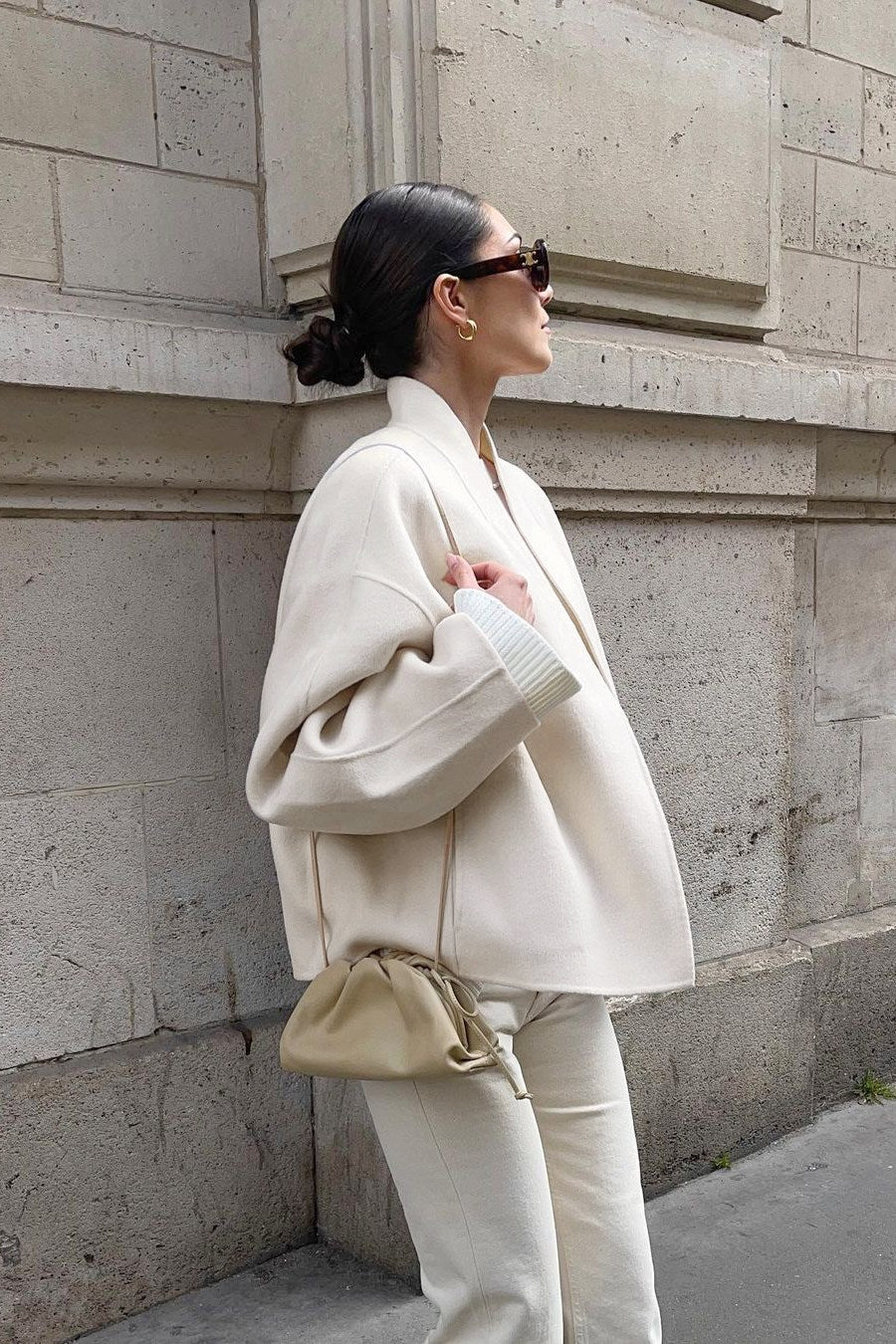 Long Sleeved V-Neck  Jacket-ROVOLE