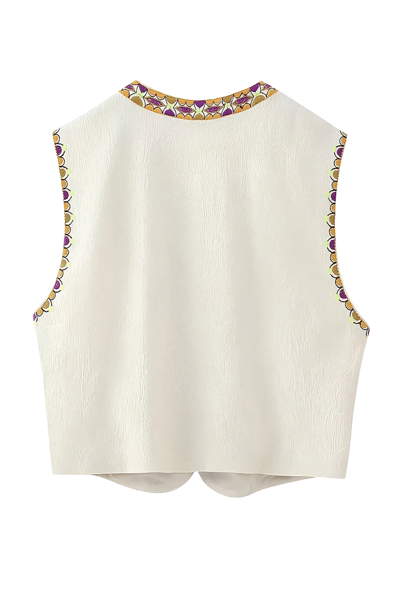 Arabinia Yellow Waistcoat-ROVOLE