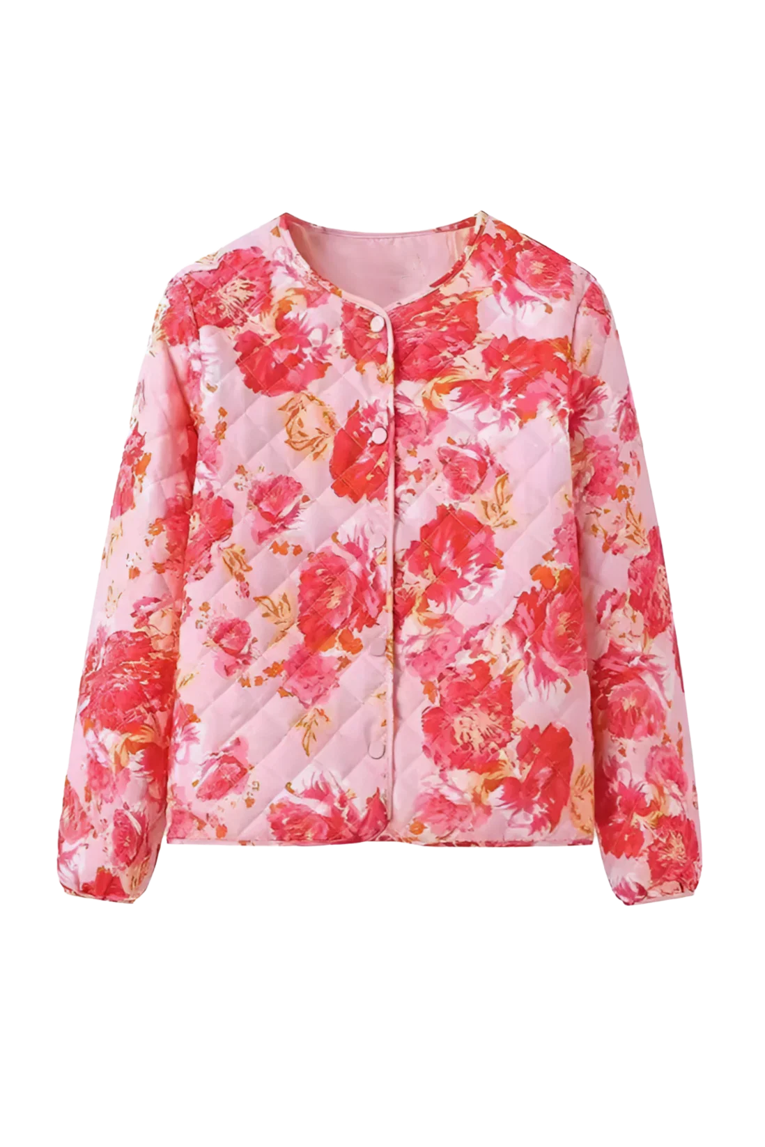 Maeve Floral Jacquard Micro Jacket-ROVOLE