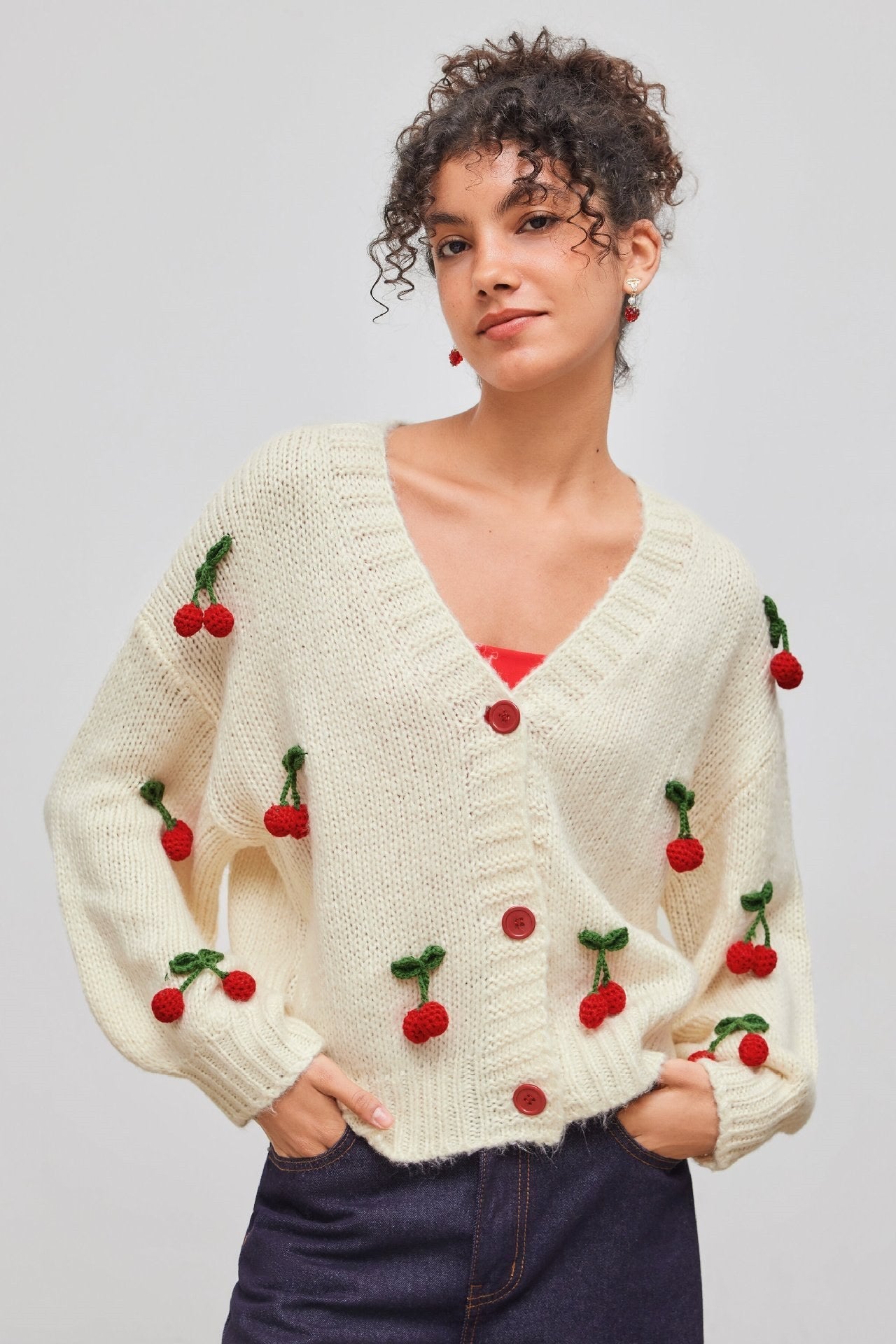 Cherry Cardigan-ROVOLE