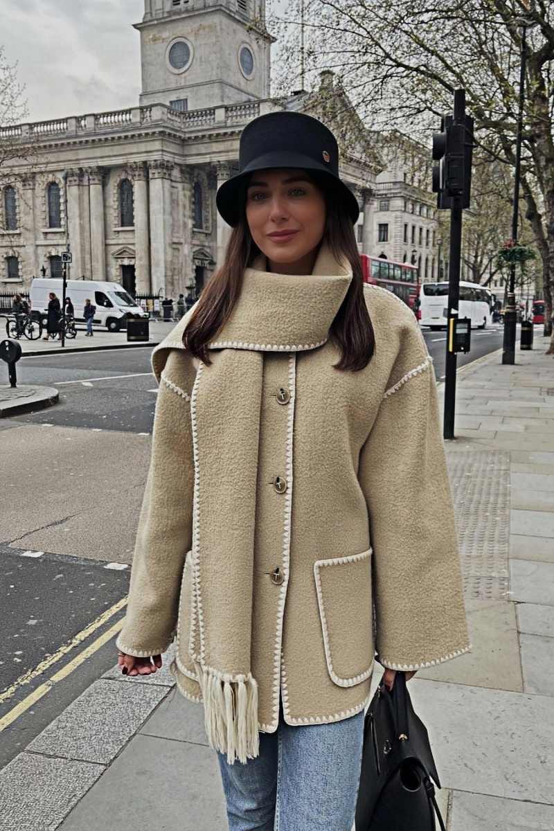 Nalainda Scarf Jacket-ROVOLE