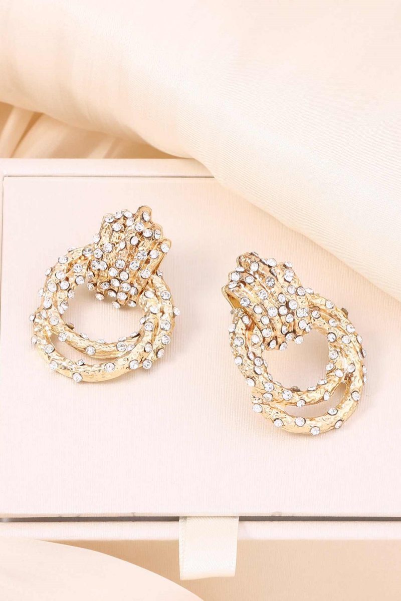 Èala Earrings - Gold-ROVOLE