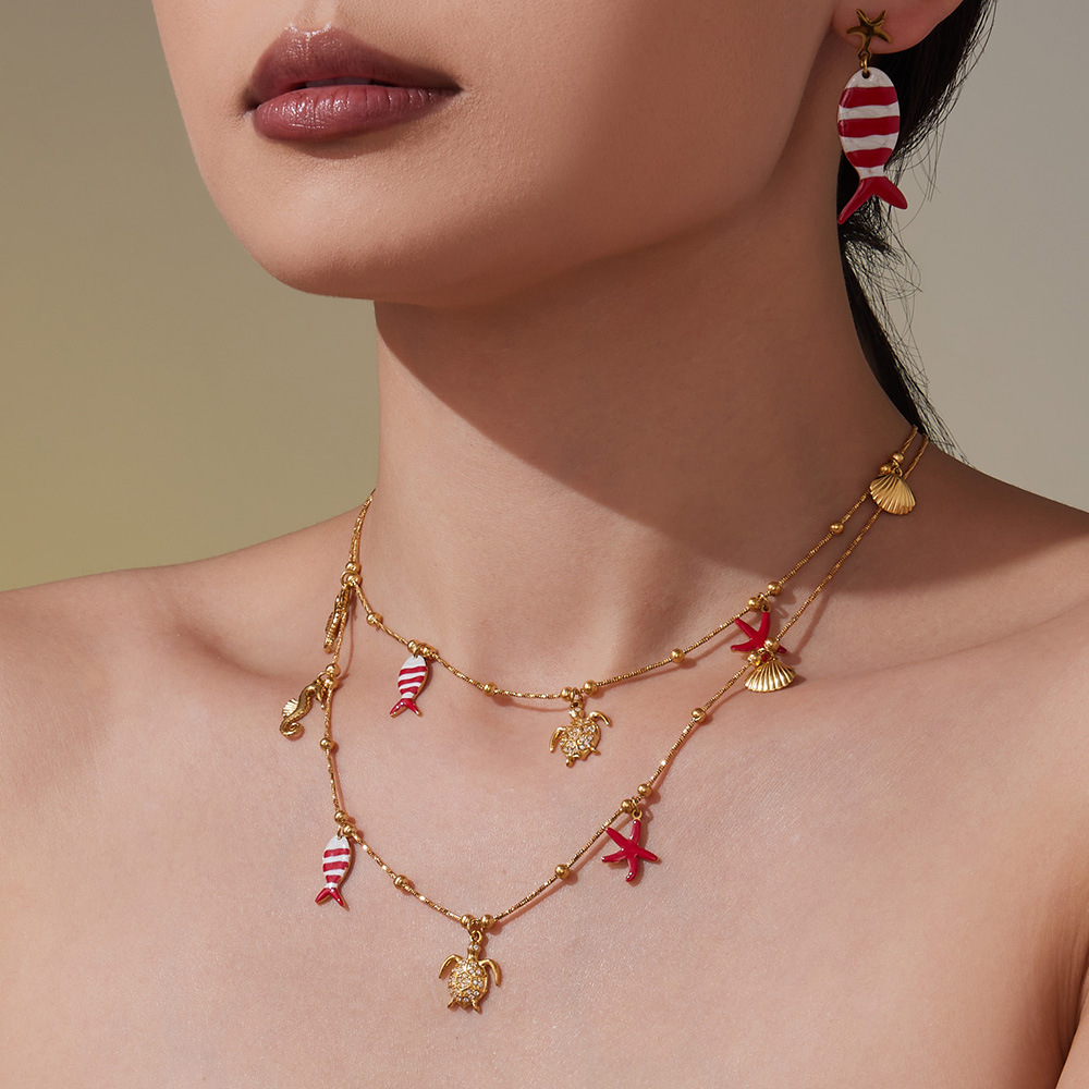 Playful Fish Mismatch Earrings