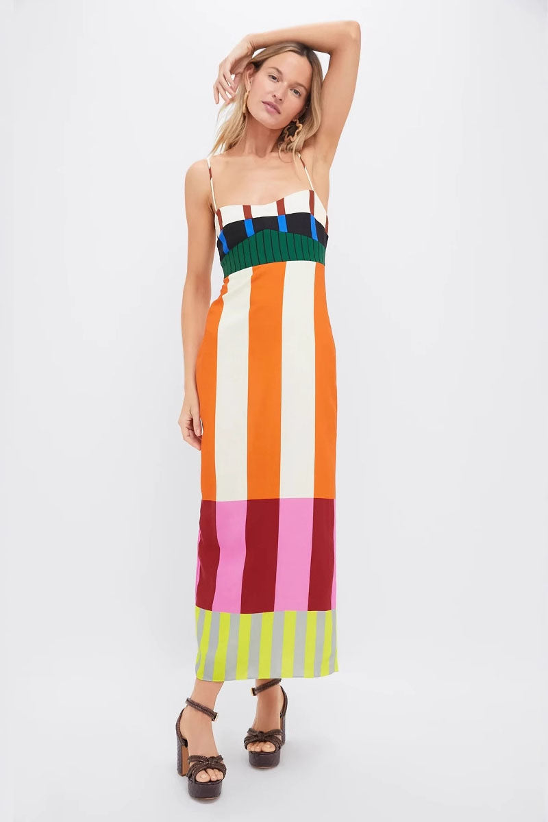 Bengal Multi Paloma Maxi Dress-ROVOLE