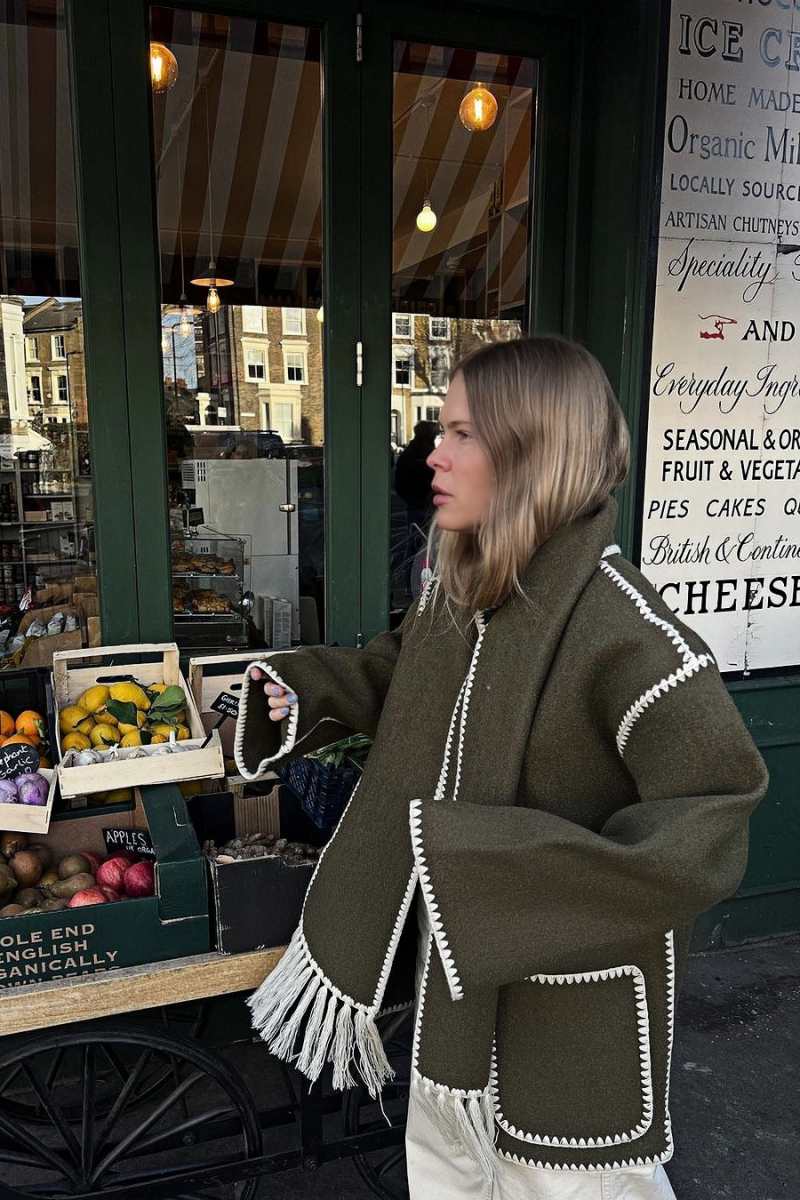 Nalainda Scarf Jacket-ROVOLE