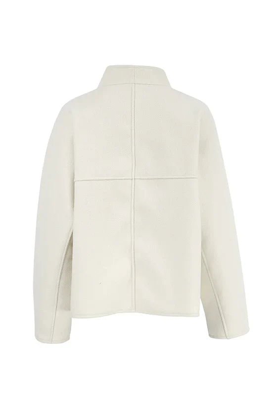 Long Sleeved V-Neck  Jacket-ROVOLE