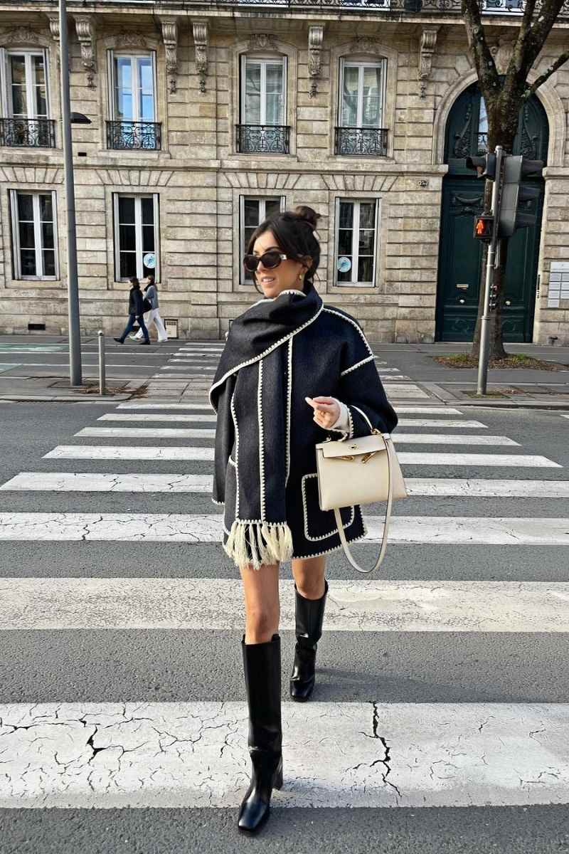 Nalainda Scarf Jacket-ROVOLE