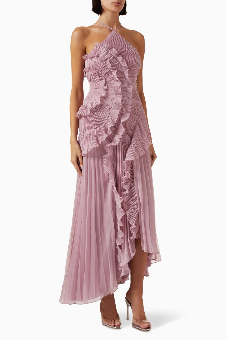 Ocean Whirlpool Maxi Dress-ROVOLE